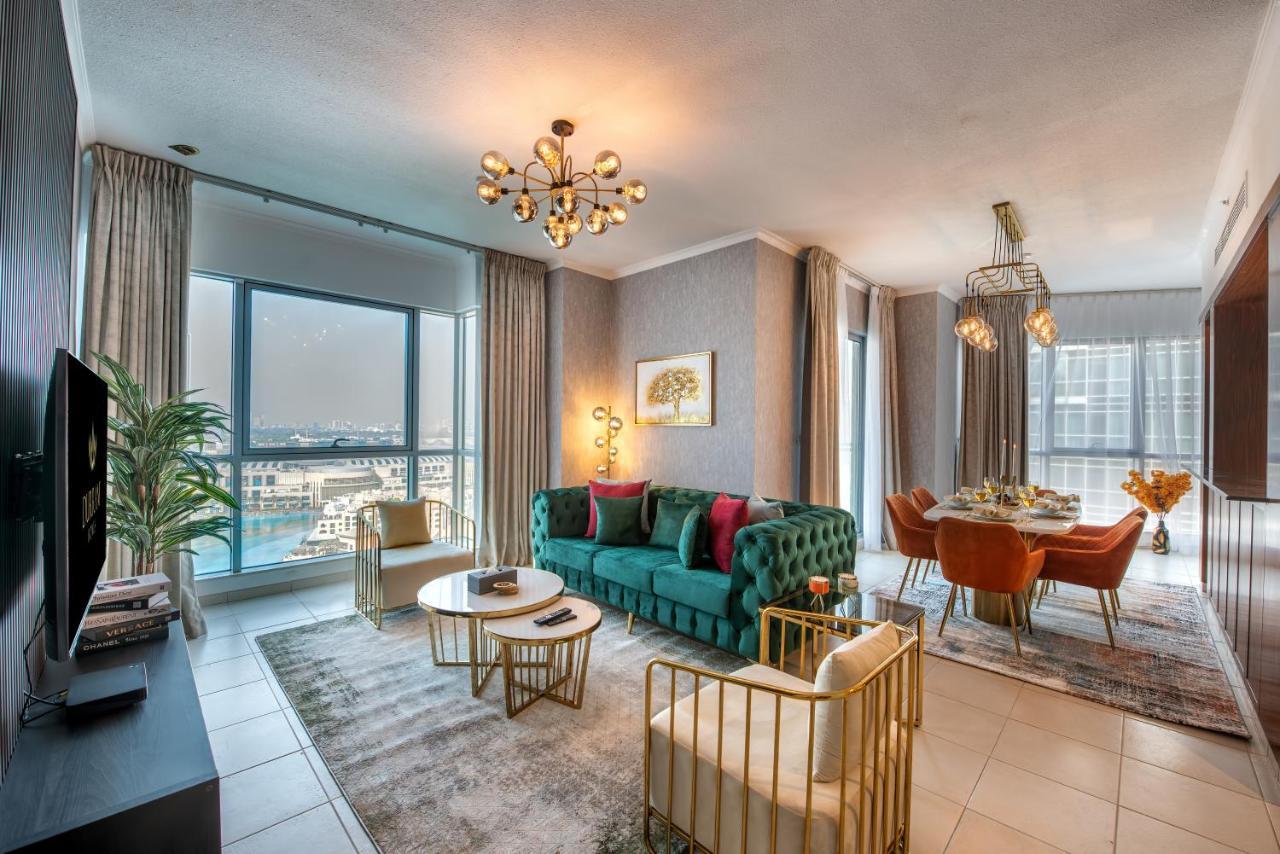 Durrani Homes - Luxe Living With Burj Khalifa And Fountain View - Third Room Without Partition Dubai Exterior photo